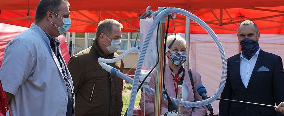 Unikalny aparat dla pacjentów szpitala zakaźnego