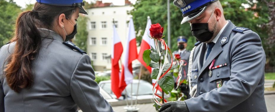 Uroczyście w komendzie przy Wyszyńskiego